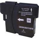 Value set of 4 Brother LC1100bk black compatible cartridges - Click Image to Close