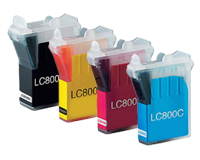 Full Set Brother LC800/LC31BK/C/M/Y Compatible Ink Cartridges - Click Image to Close