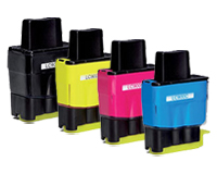 Full Set Brother LC900 BK/C/M/Y Compatible Ink (4) Cartridges - Click Image to Close