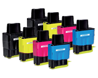 Double Set Brother 2× LC900BK/C/M/Y Compatible Ink (8)Cartridges - Click Image to Close
