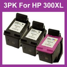 HP 300XL Black Value Combo (2bk+1c) Pack Compatible Cartridges
