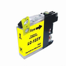 Brother LC125Y (LC123Y) Yellow Ink Cartridge Compatible