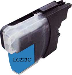 Brother LC223C High Yield Cyan Ink Cartridge Compatibles